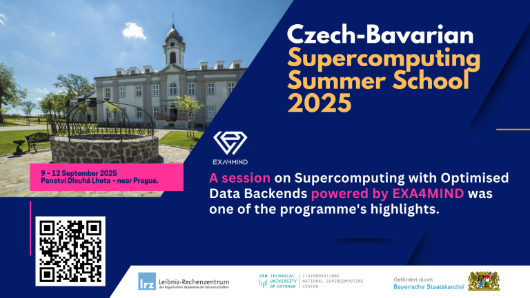 EXA4MIND at the Czech-Bavarian Supercomputing Summer School 2025